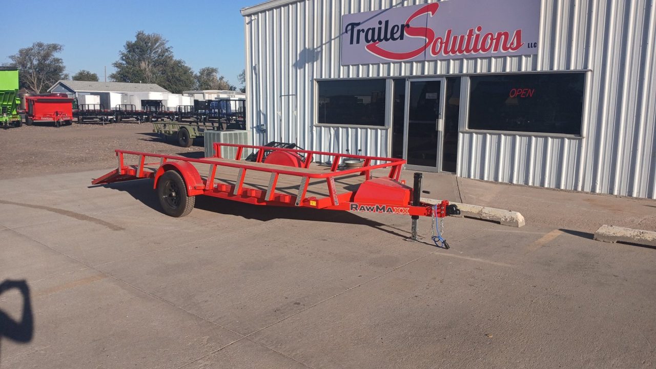 New 2026 RawMaxx UTX14'X77" Utility Trailer