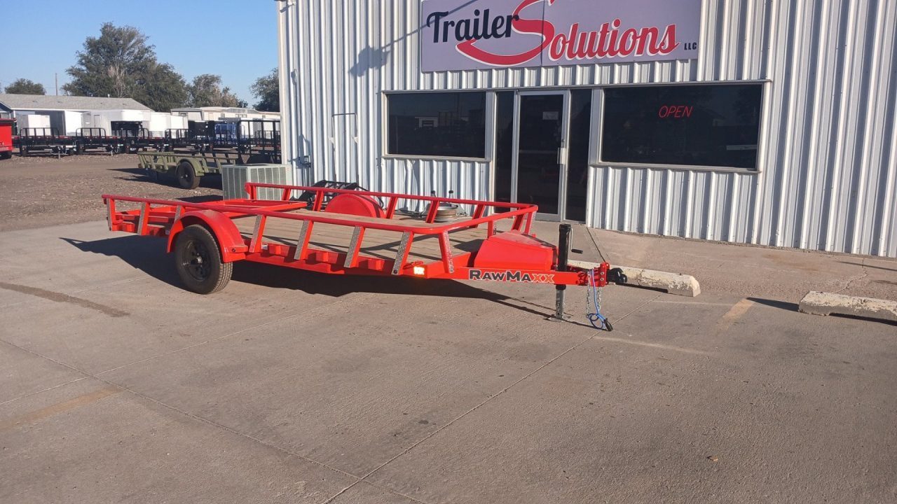 New 2026 RawMaxx UTX14'X77" Utility Trailer