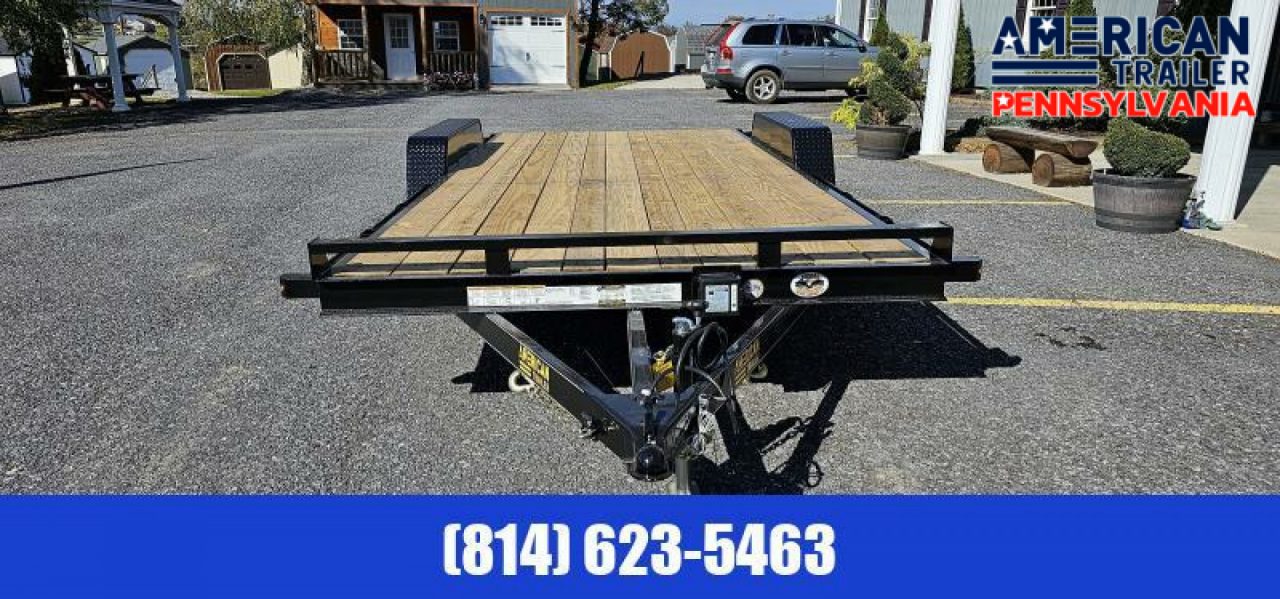 New Quality Trailers Pro Grade Wood Deck Car Hauler - 8500 GVWR - 18'