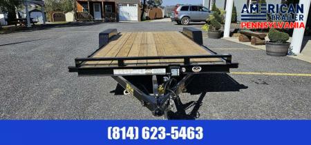 New Quality Trailers Pro Grade Wood Deck Car Hauler - 8500 GVWR - 18'