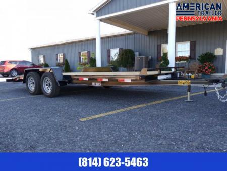 New Quality Trailers Pro Grade Wood Deck Car Hauler - 8500 GVWR - 18'