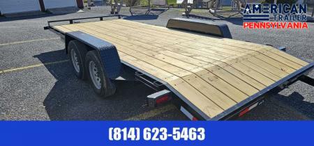 New Quality Trailers Pro Grade Wood Deck Car Hauler - 8500 GVWR - 18'