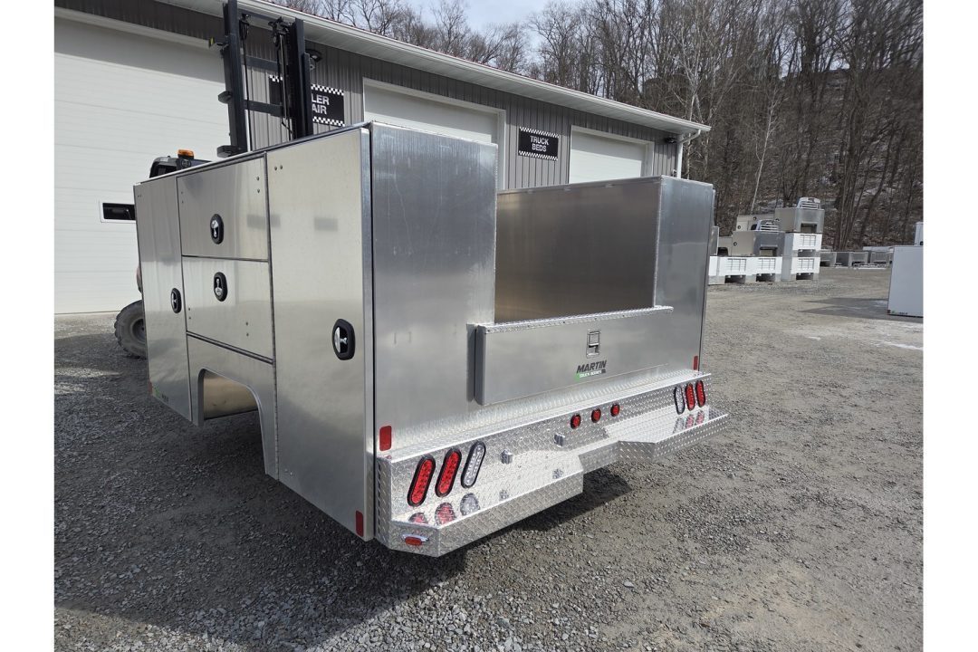 New Martin Truck Bodies HSB Service Body DRW 60" CA Cab and Chassis 57" Tall Compartments