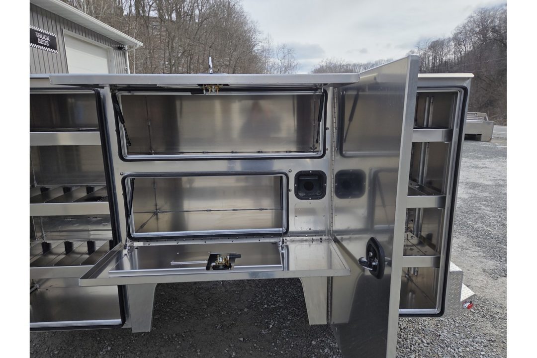 New Martin Truck Bodies HSB Service Body DRW 60" CA Cab and Chassis 57" Tall Compartments