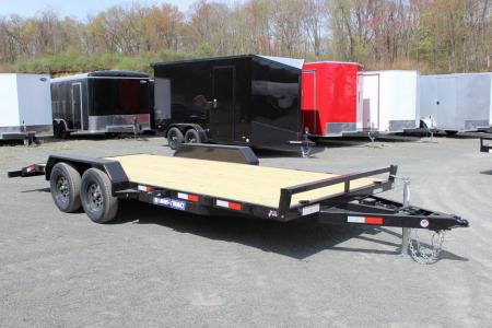New 2026 Sure-Trac 7x18 Wood Deck Car Hauler
