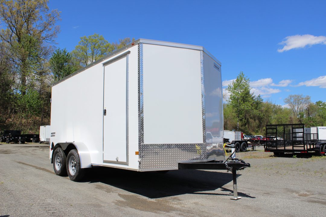 New 2026 Haulmark 7x14 Enclosed Cargo Trailer - Double Rear Doors