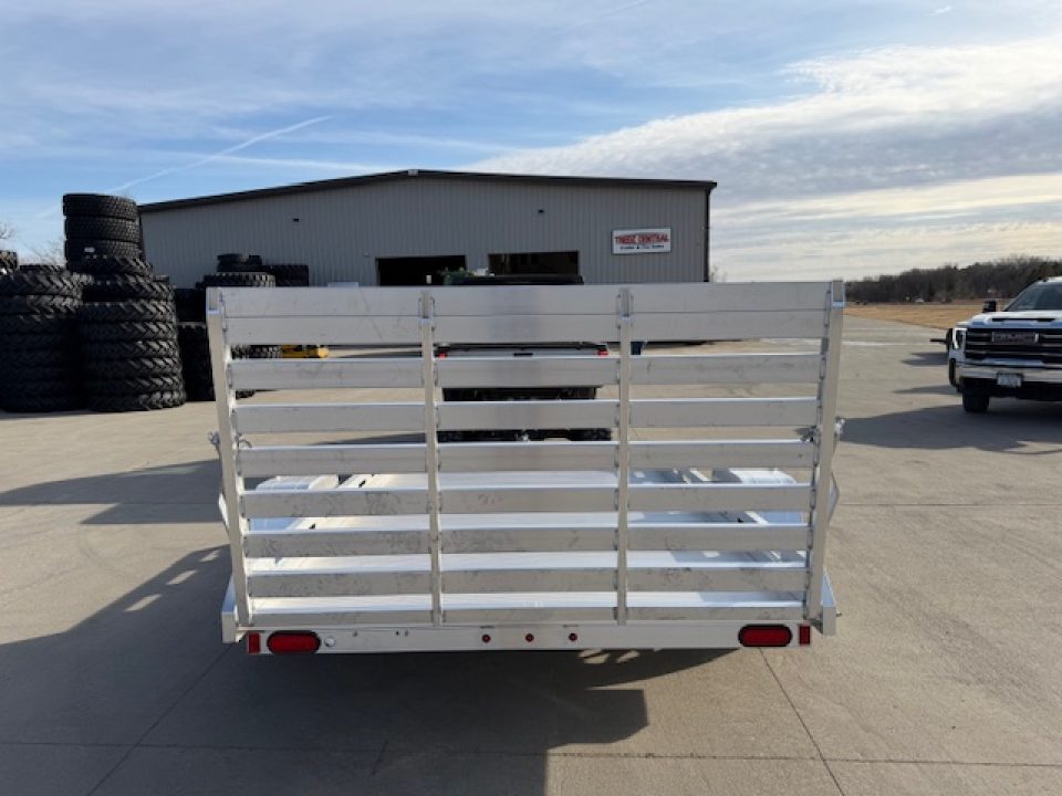 New 2027 Aluma 7710H-S-TG Utility Trailer Straight Tailgate