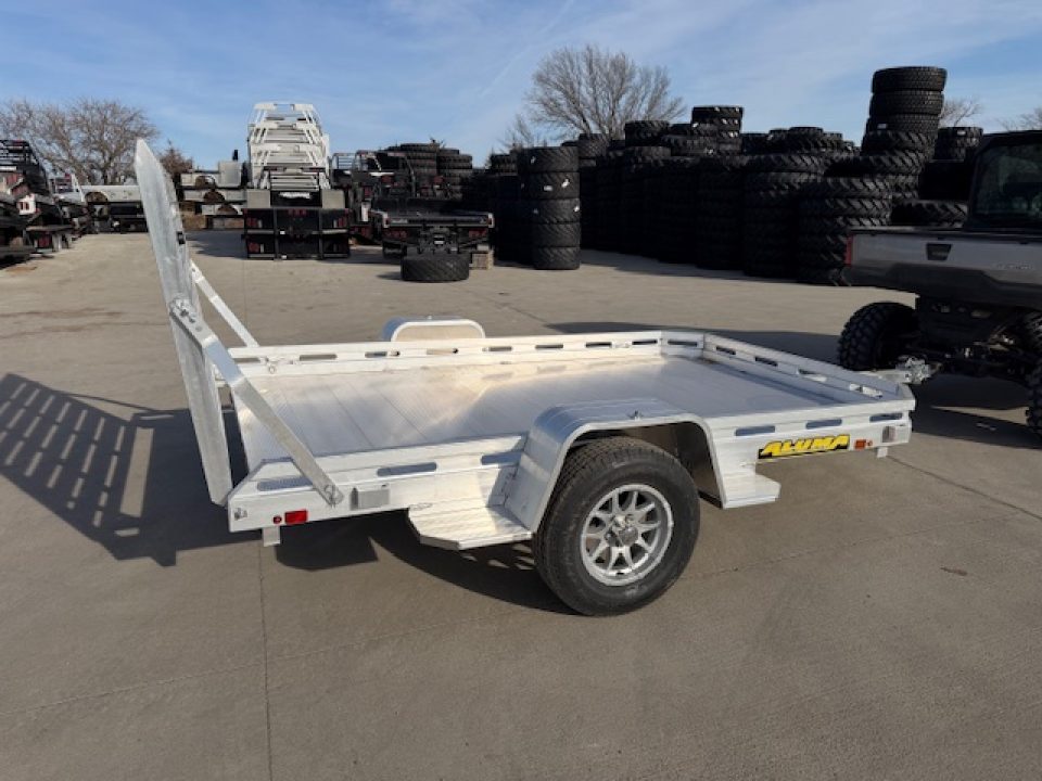 New 2027 Aluma 7710H-S-TG Utility Trailer Straight Tailgate