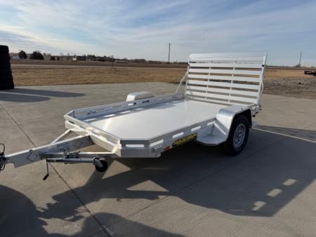 New 2027 Aluma 7710H-S-TG Utility Trailer Straight Tailgate
