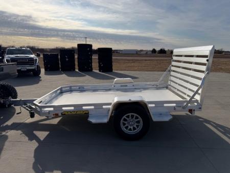 New 2027 Aluma 7710H-S-TG Utility Trailer Straight Tailgate