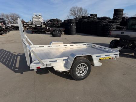 New 2027 Aluma 7710H-S-TG Utility Trailer Straight Tailgate