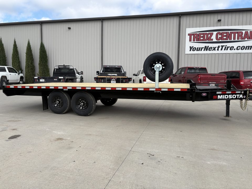 New 2026 Midsota 102x20ft Deckover Flatbed trailer 7k axles