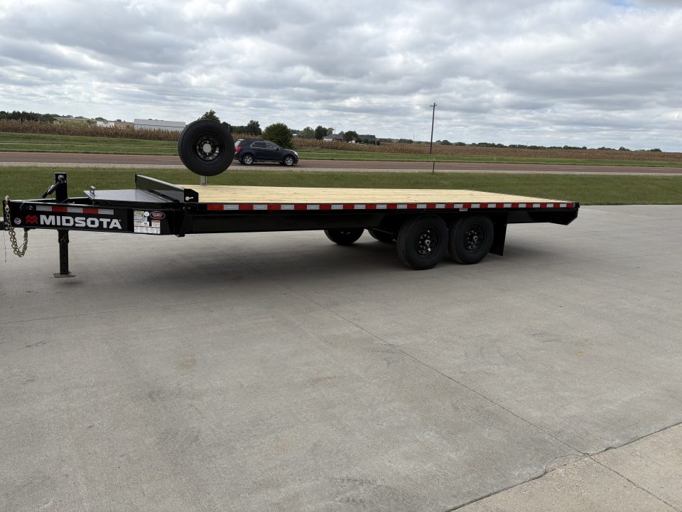 New 2026 Midsota 102x20ft Deckover Flatbed trailer 7k axles