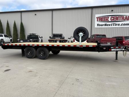 New 2026 Midsota 102x20ft Deckover Flatbed trailer 7k axles