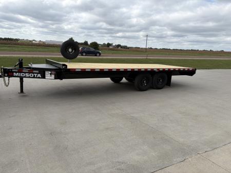 New 2026 Midsota 102x20ft Deckover Flatbed trailer 7k axles