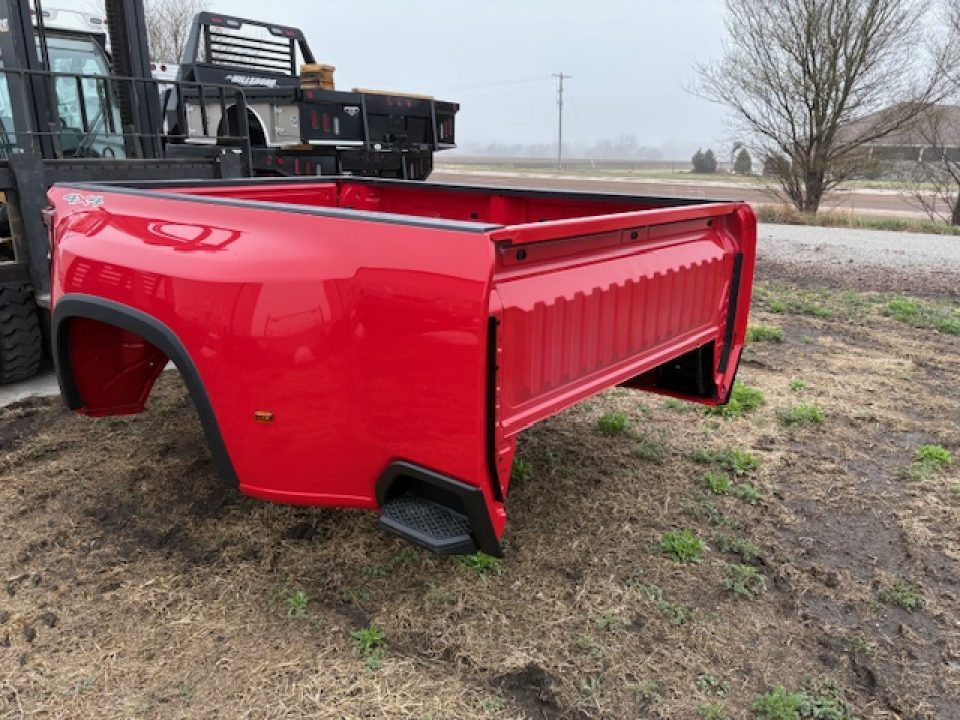New 2026 Pickup box 2020 -current Chevy 8ft Dually Pickup bed Red