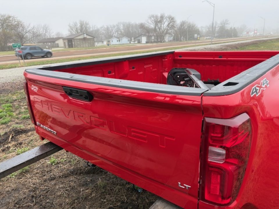 New 2026 Pickup box 2020 -current Chevy 8ft Dually Pickup bed Red