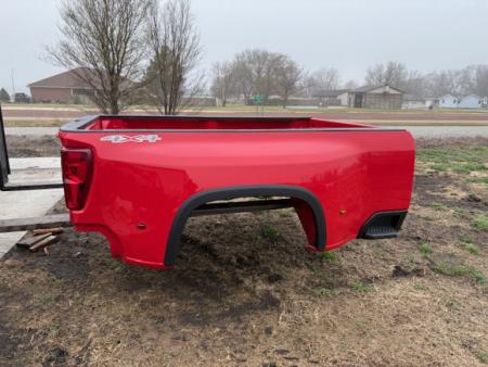 New 2026 Pickup box 2020 -current Chevy 8ft Dually Pickup bed Red