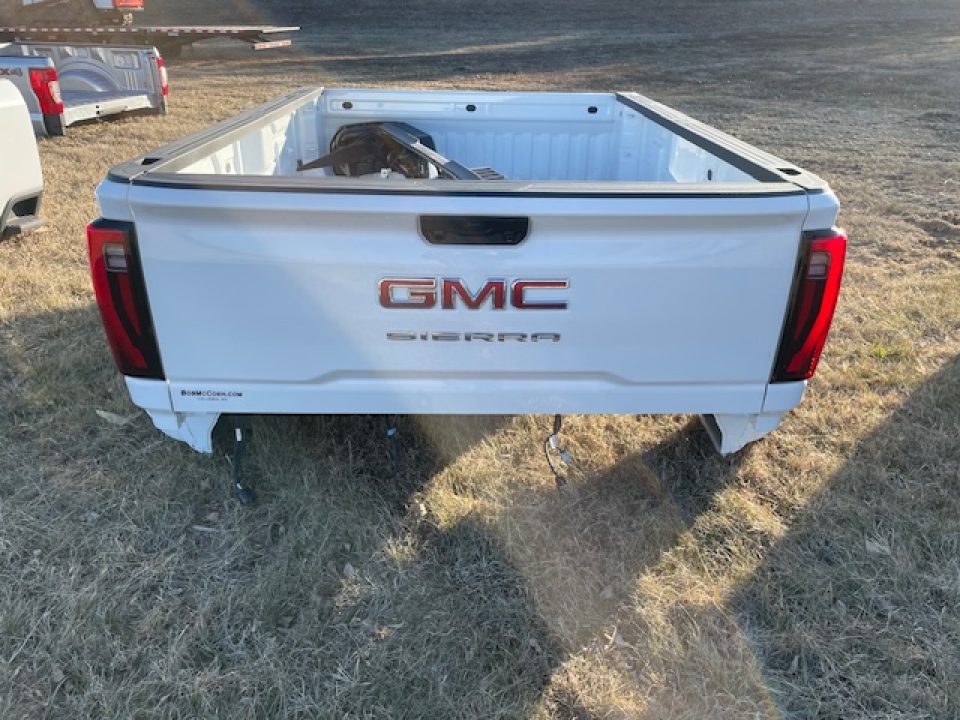 New 2024 Pickup box 2020-Current GMC 8ft Dually Pickup bed White