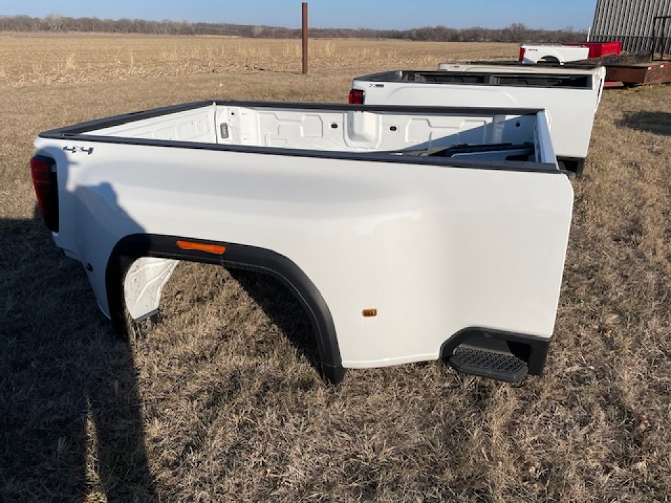 New 2024 Pickup box 2020-Current GMC 8ft Dually Pickup bed White