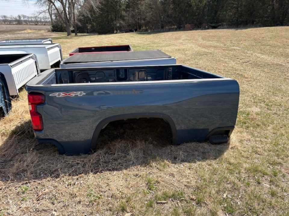 New 2024 Pickup box 2020 -current Chevy 8ft SRW Pickup bed Blue