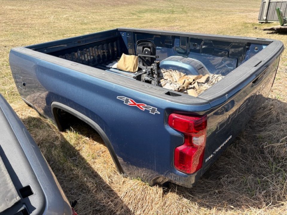 New 2024 Pickup box 2020 -current Chevy 8ft SRW Pickup bed Blue