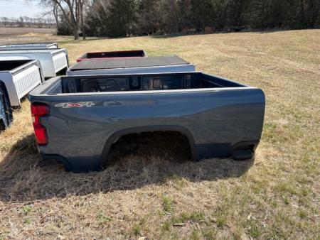 New 2024 Pickup box 2020 -current Chevy 8ft SRW Pickup bed Blue
