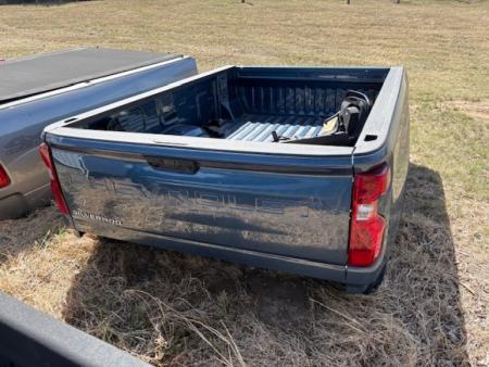 New 2024 Pickup box 2020 -current Chevy 8ft SRW Pickup bed Blue