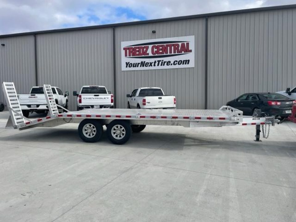 New 2025 Aluma 1022-14K Aluminum Deckover Equipment Trailer