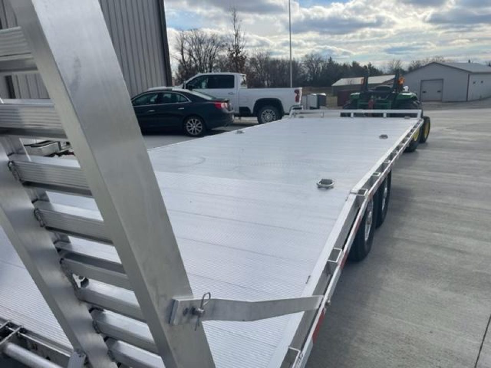 New 2025 Aluma 1022-14K Aluminum Deckover Equipment Trailer