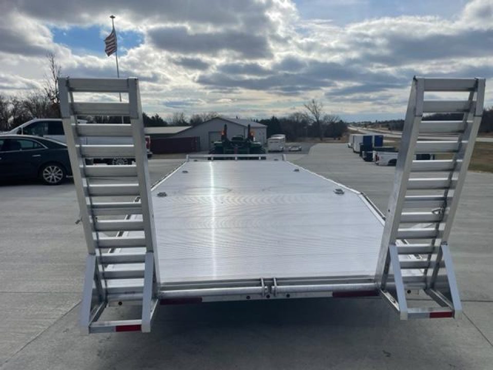 New 2025 Aluma 1022-14K Aluminum Deckover Equipment Trailer