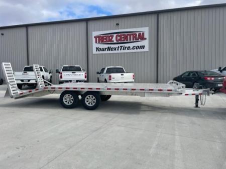New 2025 Aluma 1022-14K Aluminum Deckover Equipment Trailer
