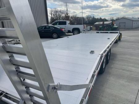 New 2025 Aluma 1022-14K Aluminum Deckover Equipment Trailer