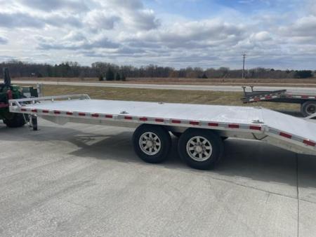 New 2025 Aluma 1022-14K Aluminum Deckover Equipment Trailer