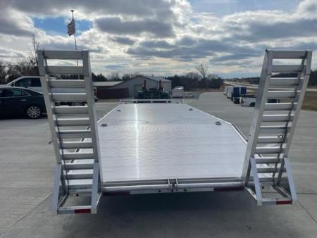 New 2025 Aluma 1022-14K Aluminum Deckover Equipment Trailer