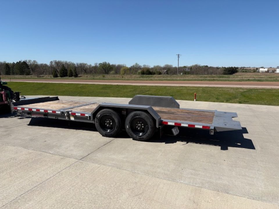 Used 2023 Midsota TB22-BP-176 Tilt Bed Equipment Trailer 8k axles