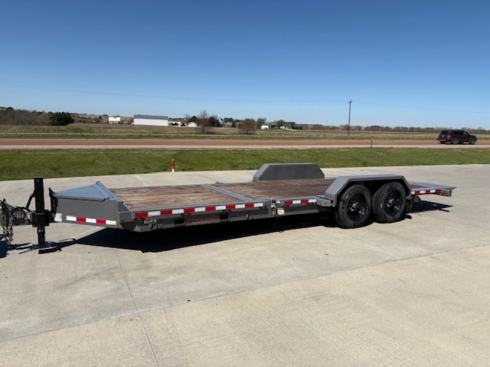 Used 2023 Midsota TB22-BP-176 Tilt Bed Equipment Trailer 8k axles