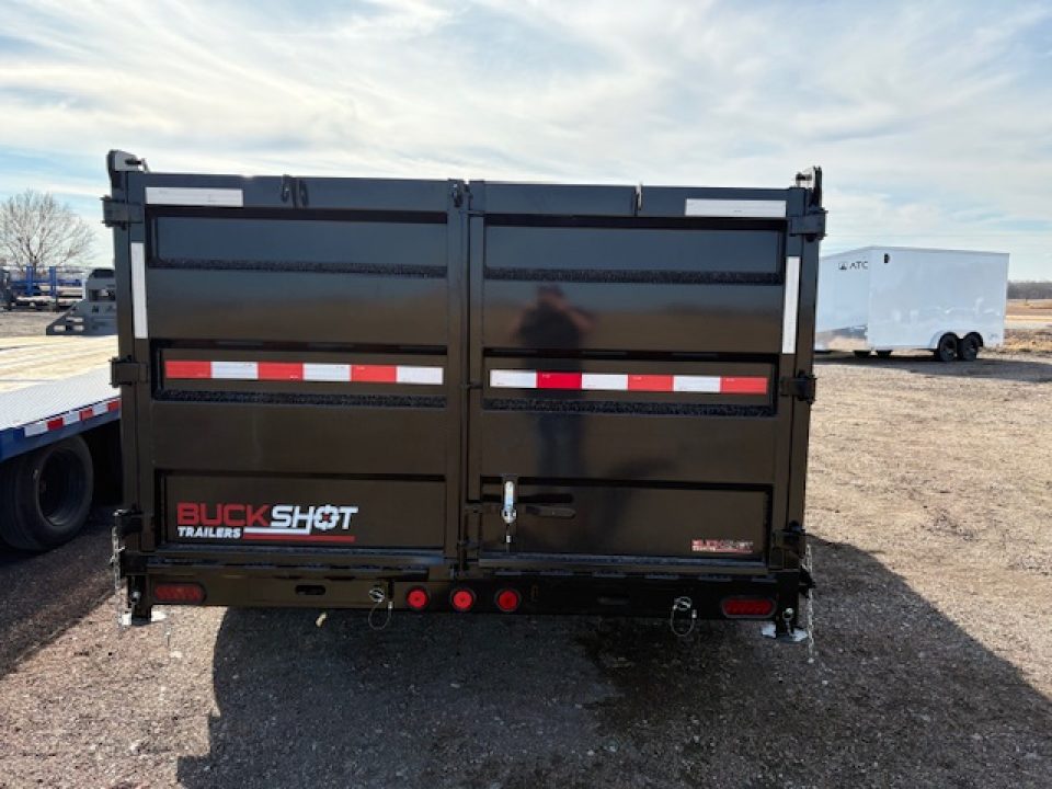 New 2026 Buckshot TLP416 Low Profile Dump Trailer 7x16ft 4ft tall sides