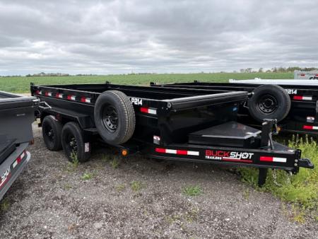 New 2026 Buckshot LP214 Low Profile Dump Trailer 83x14ft 7 Gauge Floor Dump Trailer