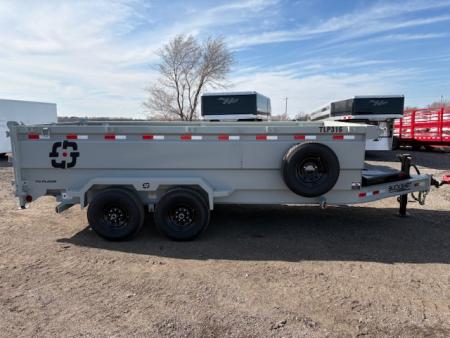 New 2026 Buckshot TLP316 Low Profile Dump Trailer 7x16ft 3ft tall sides 7k axles