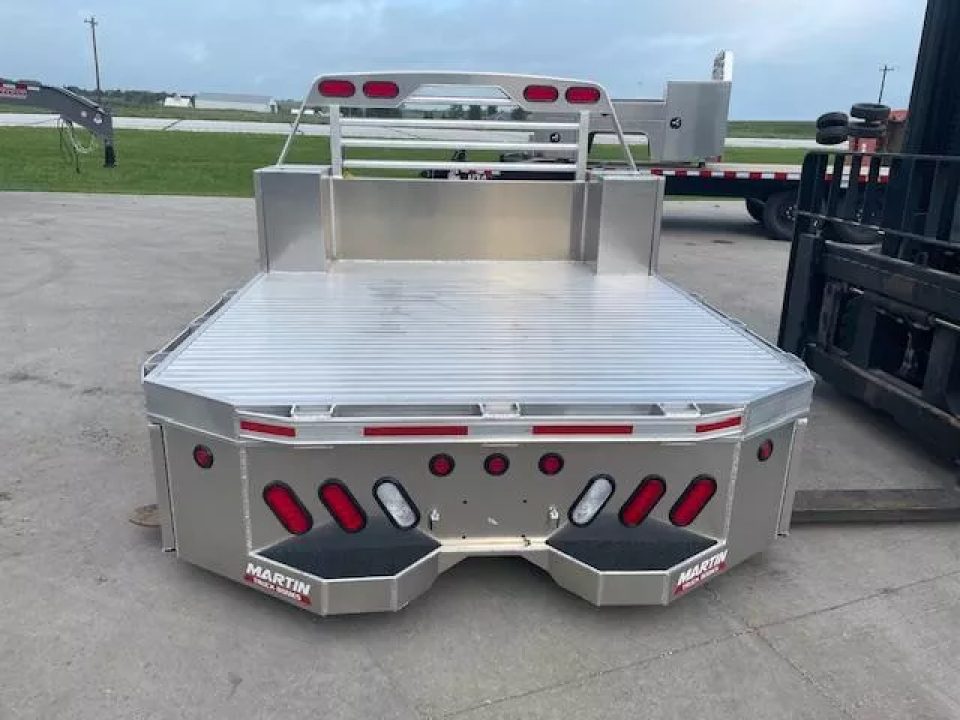 New 2026 Martin Truck Bodies 84" x 88" Ford & GM 6-1/2' Bed Delete Short bed SRW Flat Decks
