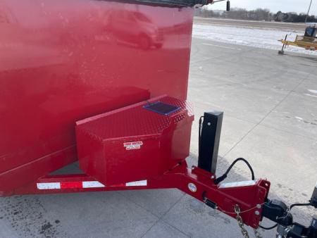 Used 2024 Midsota HV16-BP-154 Dump Trailer 4ft tall sides 7k axles