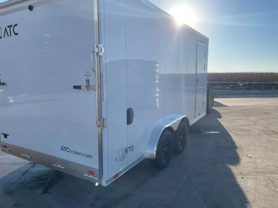New 2026 ATC STO400 7.5x16ft Enclosed Cargo Trailer
