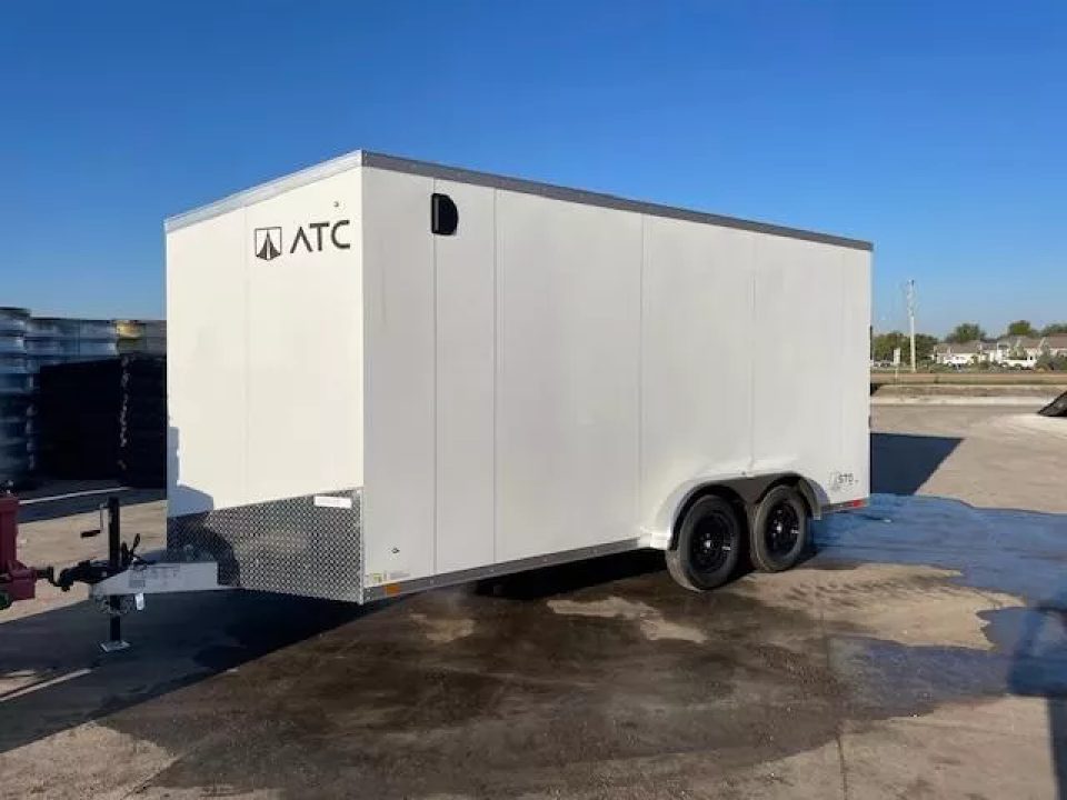 New 2026 ATC STO400 7.5x16ft Enclosed Cargo Trailer