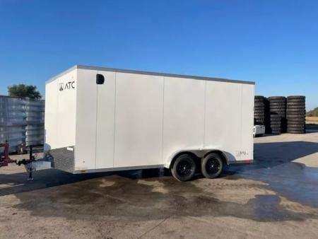 New 2026 ATC STO400 7.5x16ft Enclosed Cargo Trailer