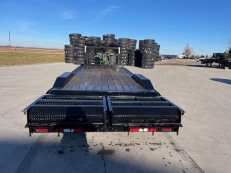 Used 2022 Midsota STWB24-GB-184 Flatbed Gooseneck Equipment Trailer 102 x 24ft
