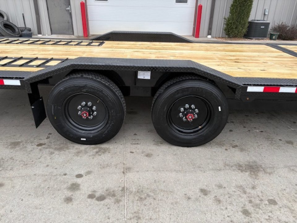 New 2026 Midsota TBWB26-GN-230 Tilt Bed Wide Body Trailer 10k torsion axles