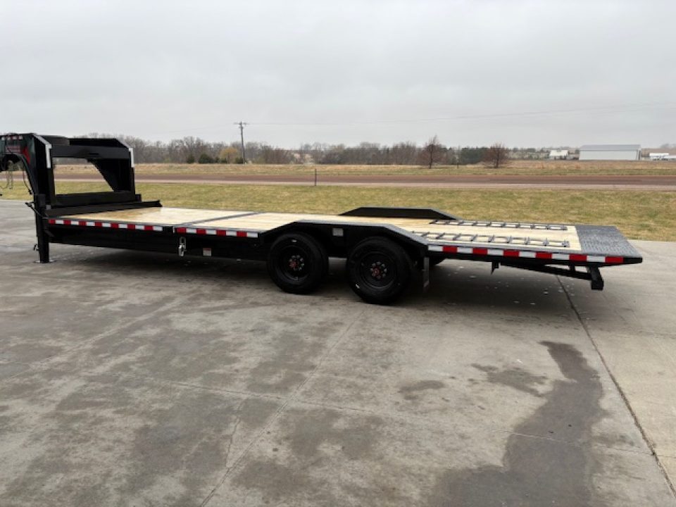 New 2026 Midsota TBWB26-GN-230 Tilt Bed Wide Body Trailer 10k torsion axles