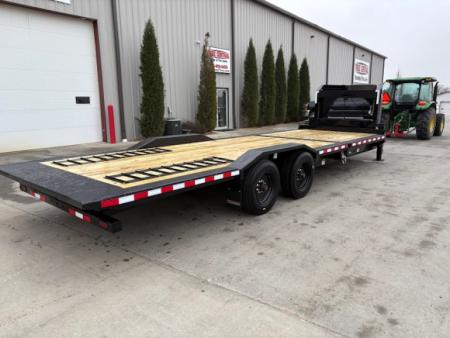 New 2026 Midsota TBWB26-GN-230 Tilt Bed Wide Body Trailer 10k torsion axles