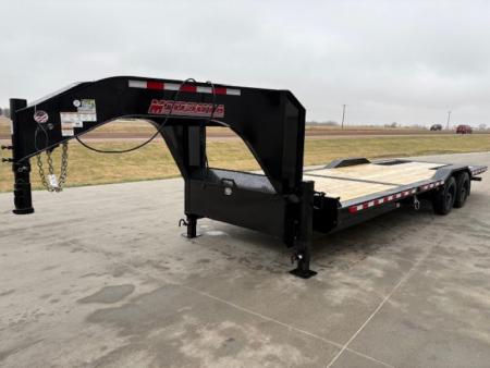 New 2026 Midsota TBWB26-GN-230 Tilt Bed Wide Body Trailer 10k torsion axles